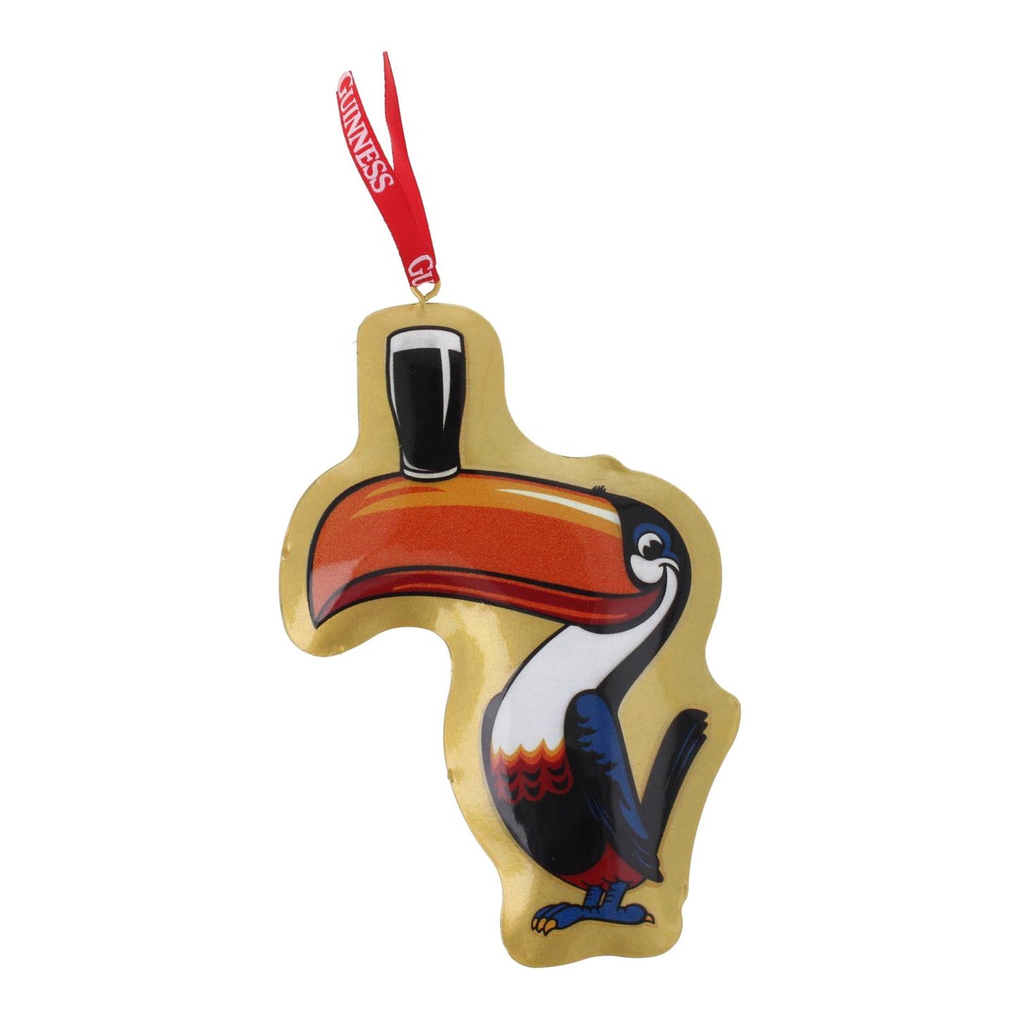 Guinness Toucan Domed Metal Decoration