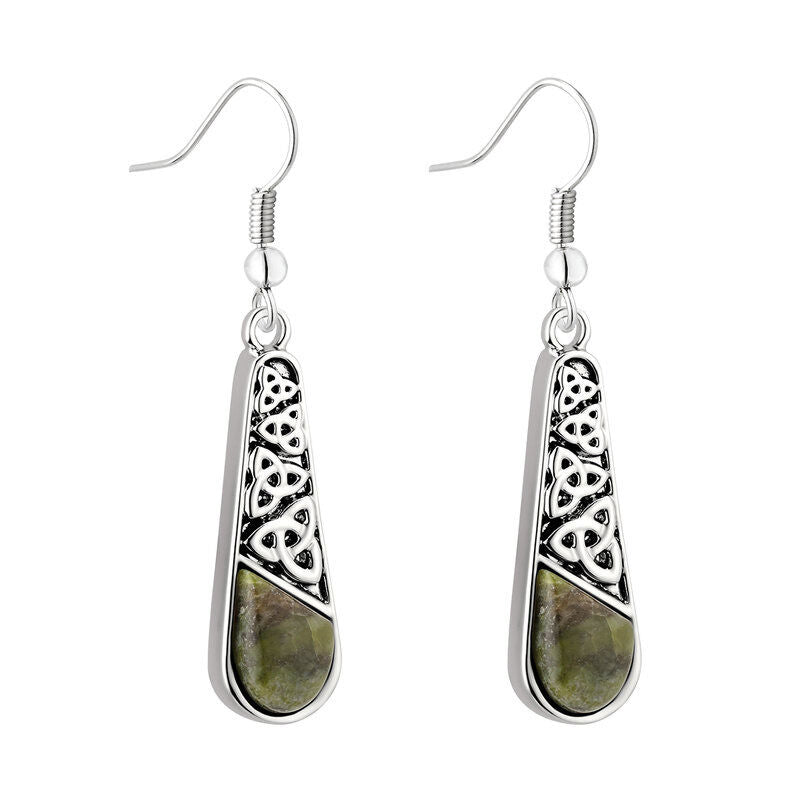 Trinity Long Drop Earrings