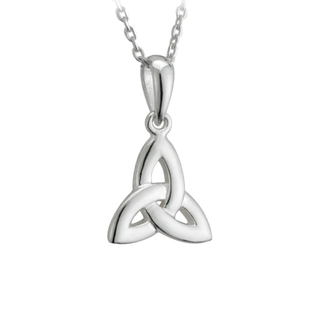 Sterling Silver Trinity Knot Necklace