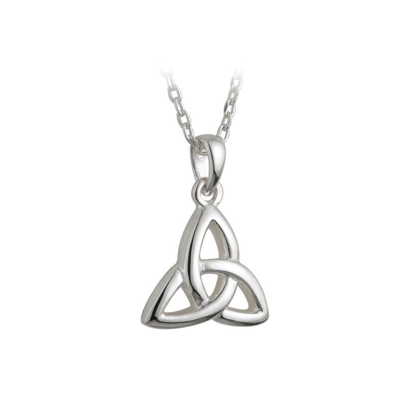 Hallmarked Sterling Silver Kid's Trinity Knot Necklace