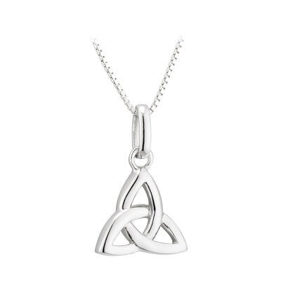 Hallmarked Sterling Silver Trinity Knot Necklace