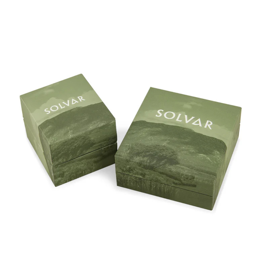 Rhodium Plated Connemara Marble Bangle