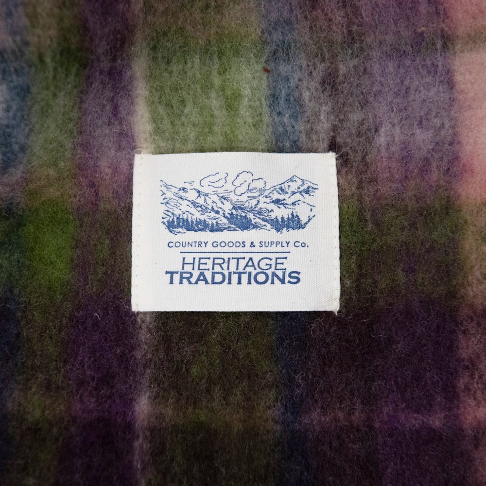 Soft Touch Herringbone Heather Blanket Scarf