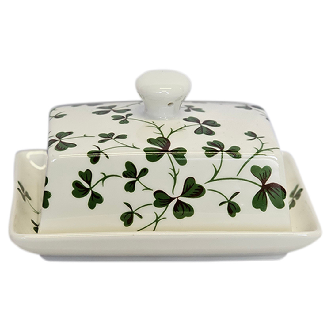 Shamrock Butter Dish