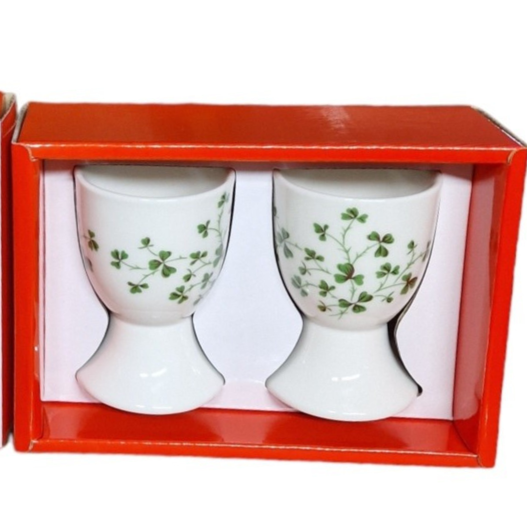 Shamrock Egg Cups Set Of 2