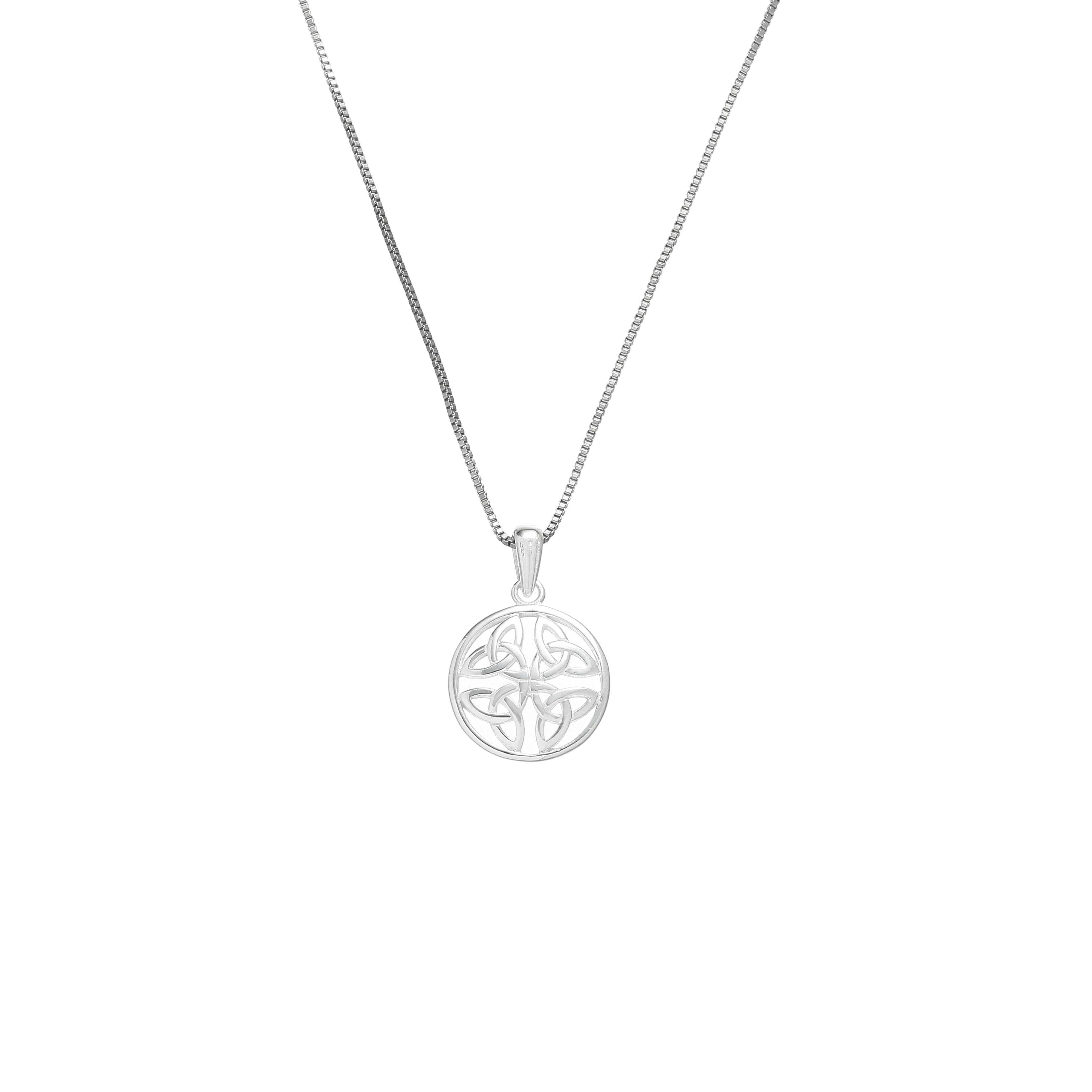 Grá Collection Trinity Knot Earrings Sterling Silver