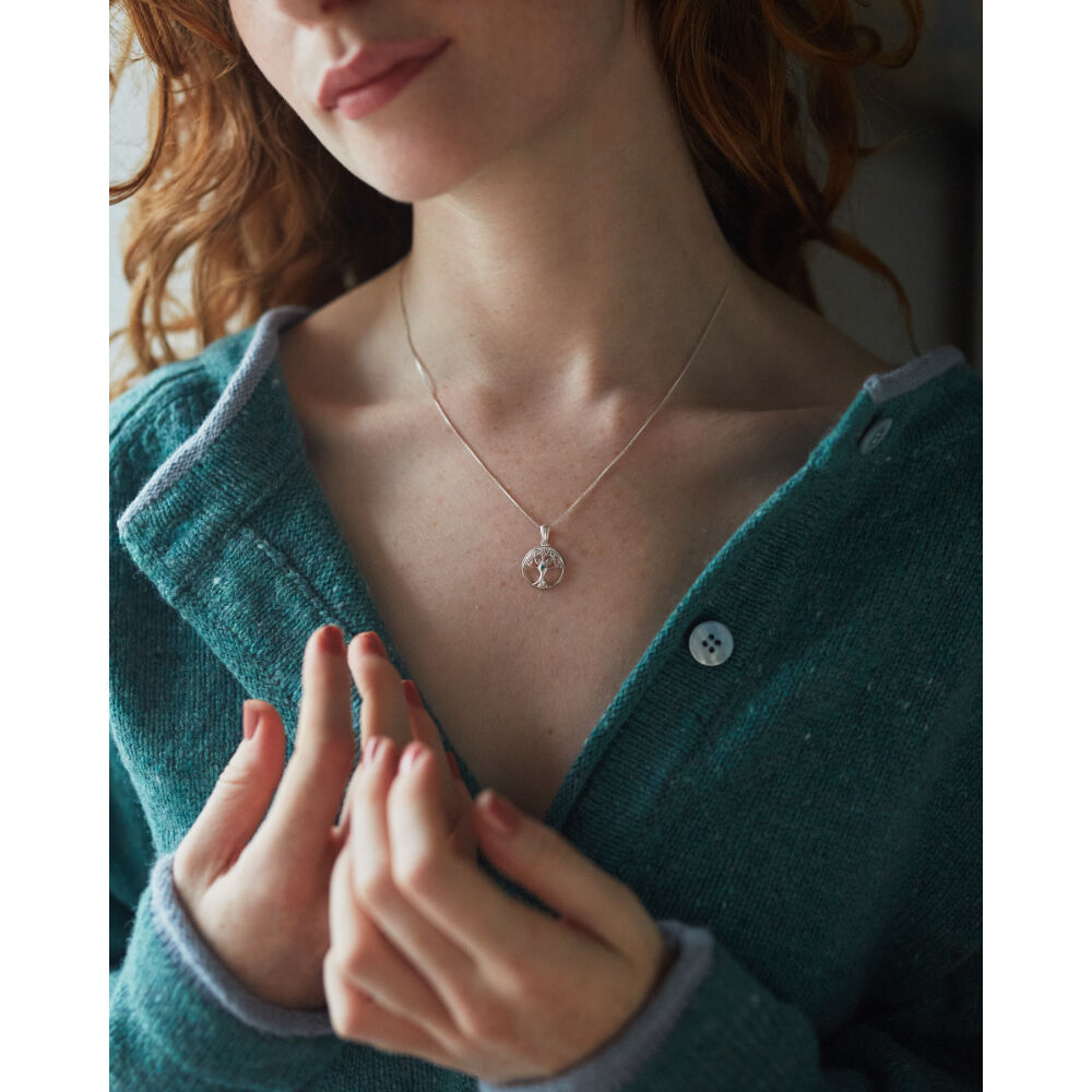 Tree Of Life Necklace Sterling Silver