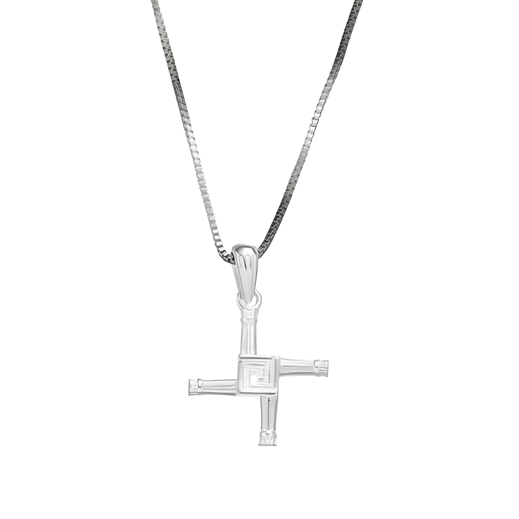 Grá Collection St Brigits Cross Necklace Sterling Silver
