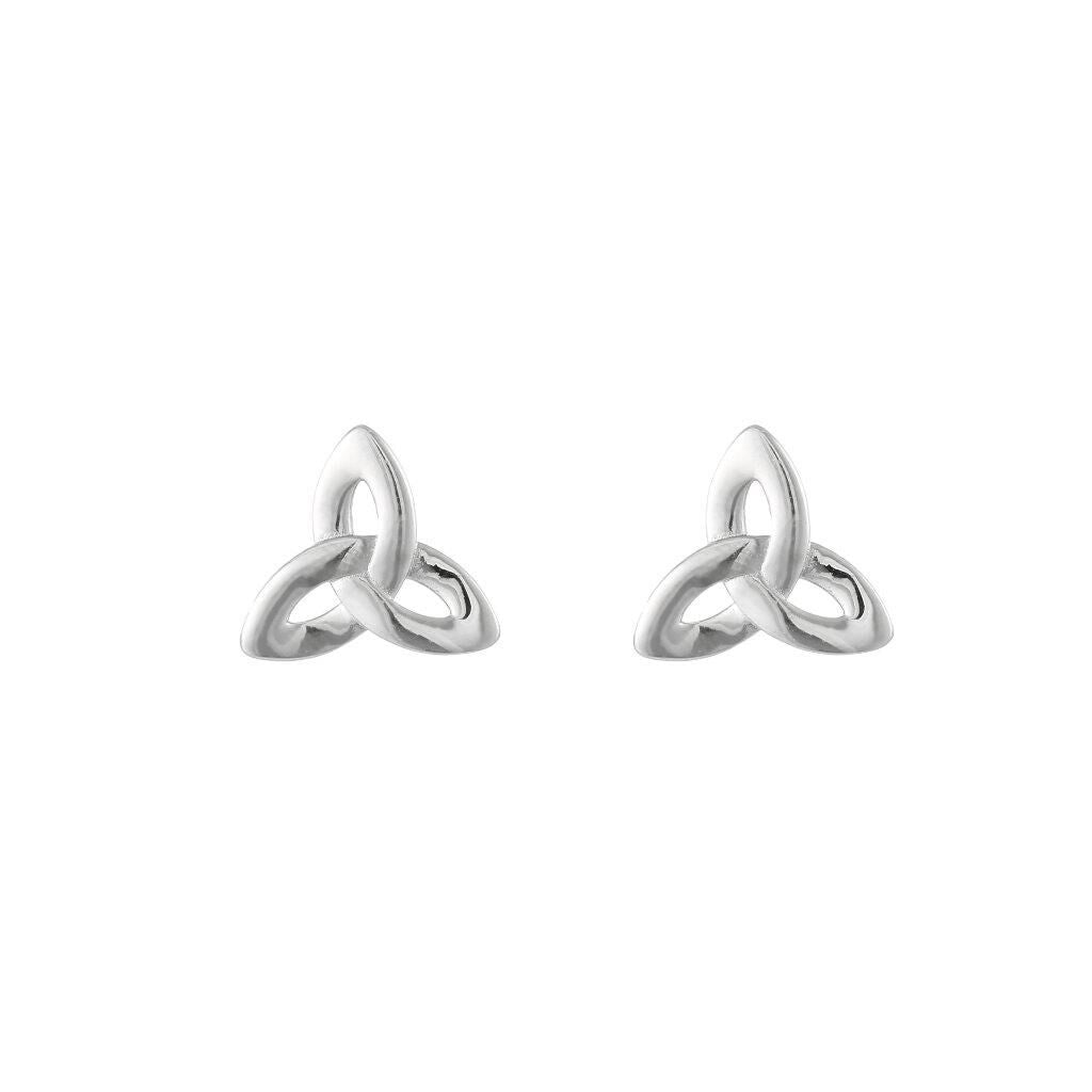 Silver Sterling Trinity Earrings