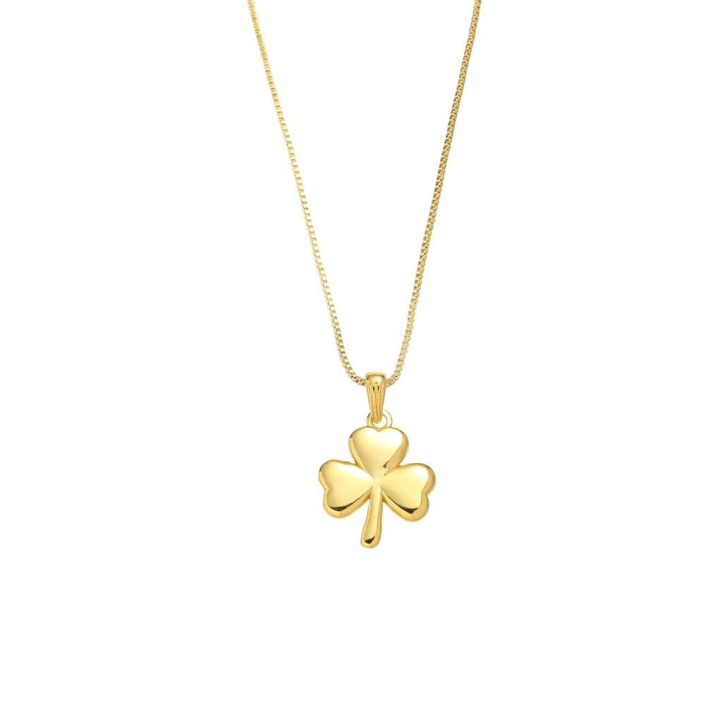 Gold Vermeil Shamrock Pendant