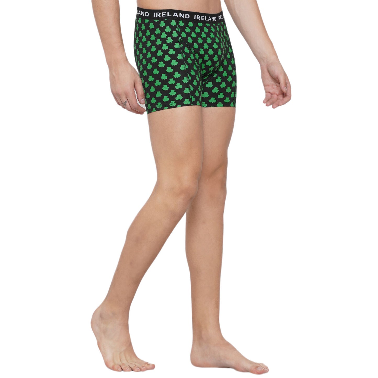 Shamrock Black Mens Boxers