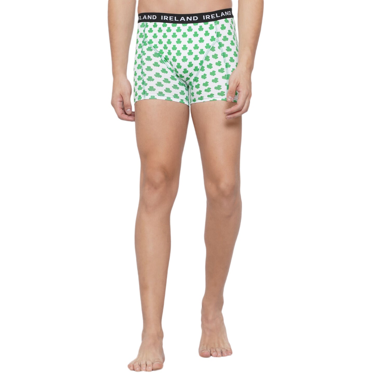 Shamrock White Mens Boxers