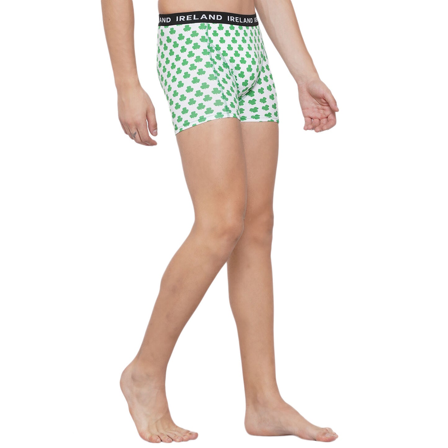 Shamrock White Mens Boxers