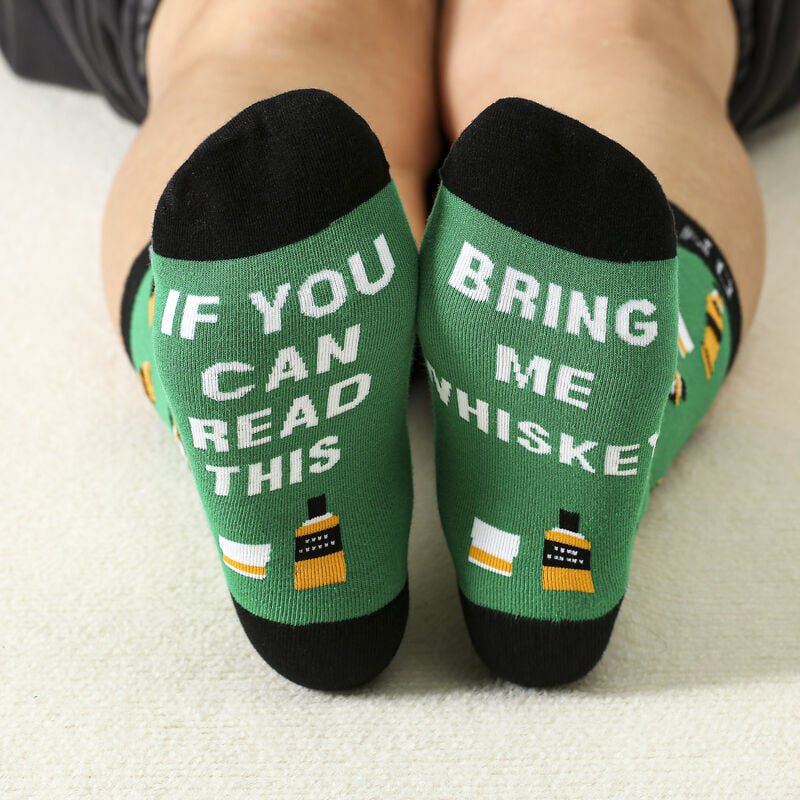 Green Feet Bring Me A Whiskey Socks