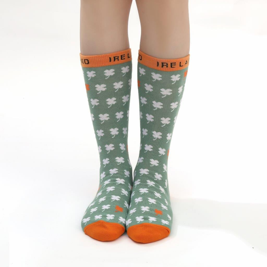 Pack Of 3 Crew Clover Socks