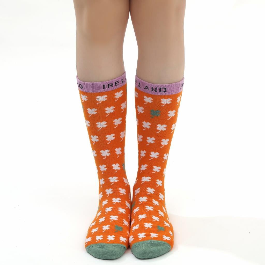 Pack Of 3 Crew Clover Socks