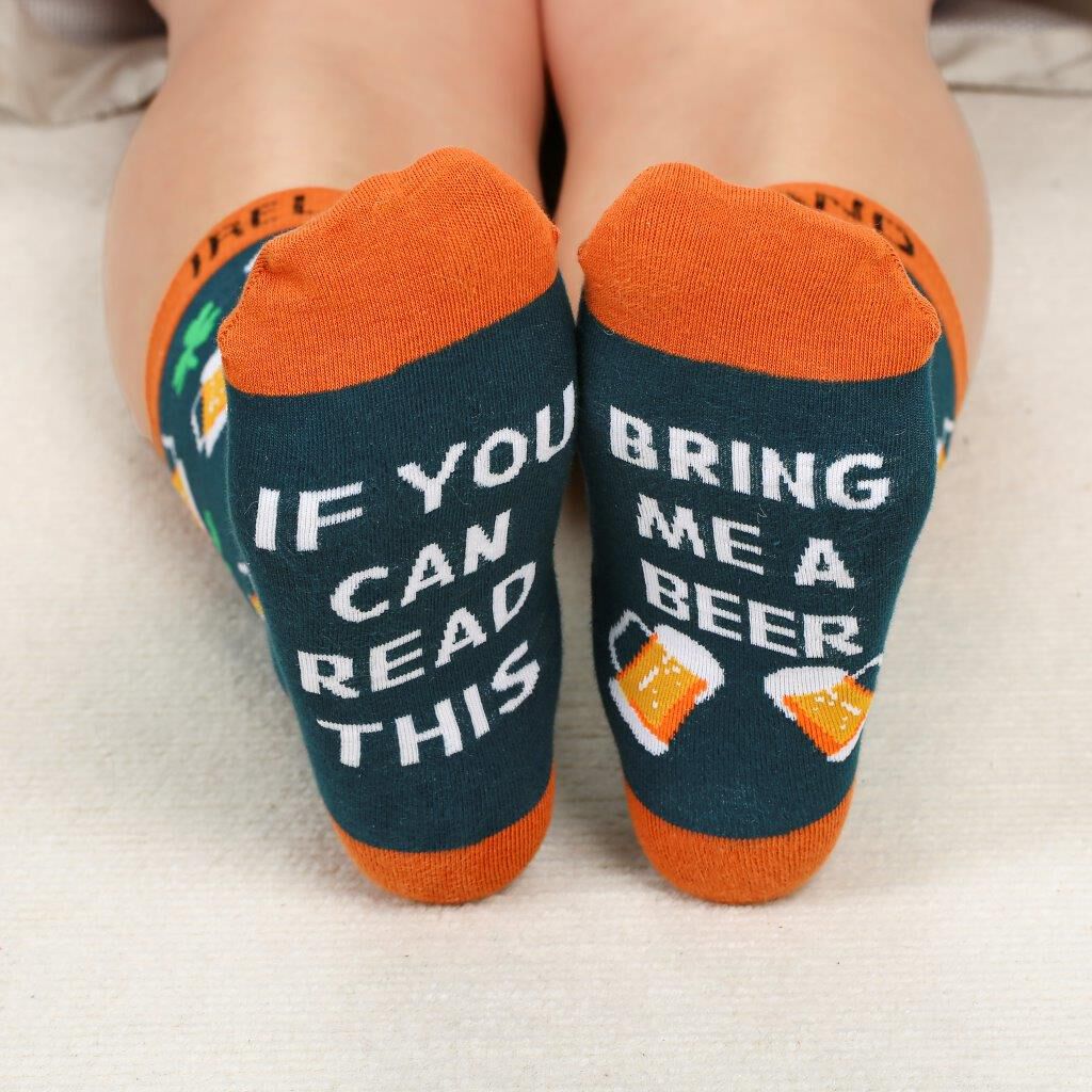Beer Socksnavy & Orange