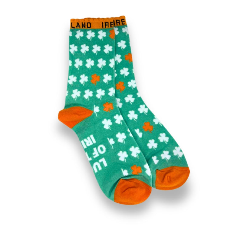 Women's Shamrock Crew Socks Pack of 3