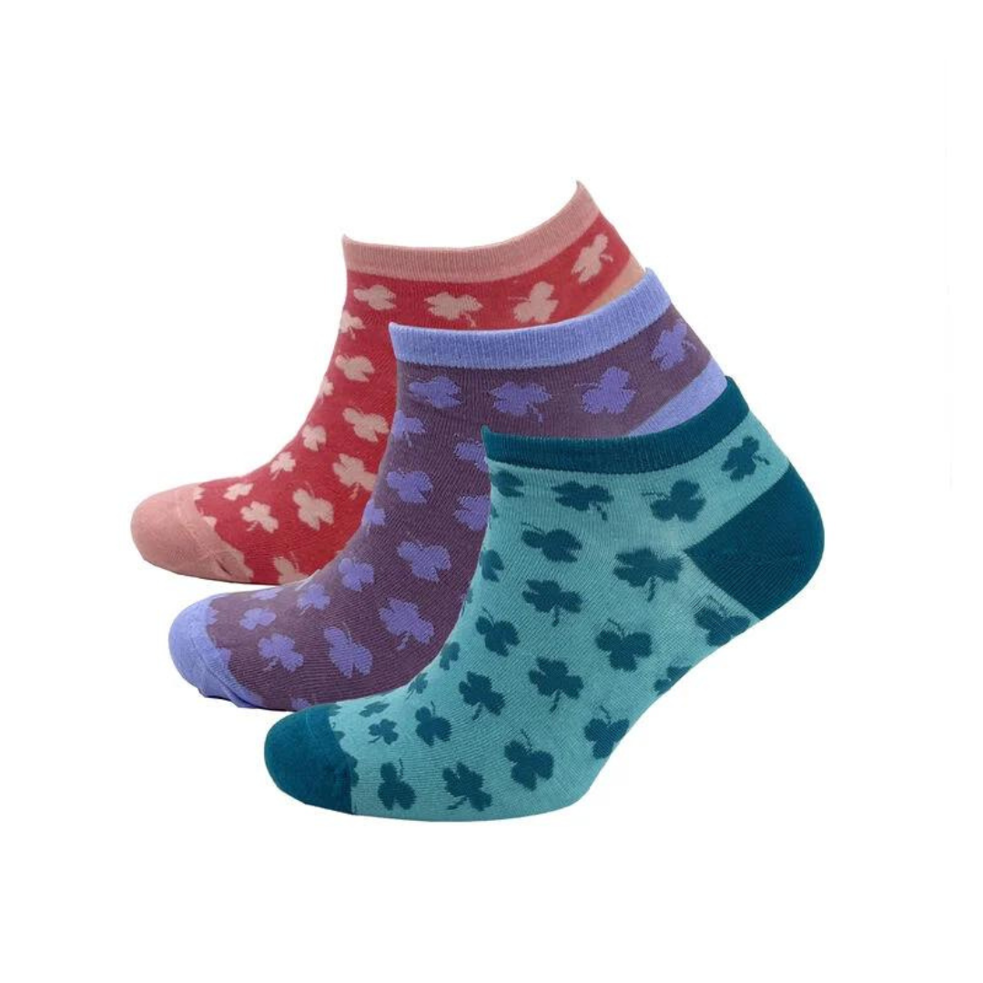 Shamrock Ankle Socks 3 Pack