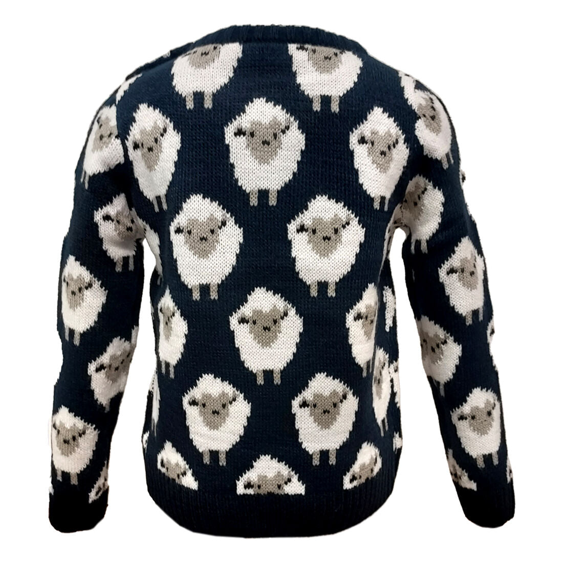 Kids All Over Sheep Pattern Jumper Navy