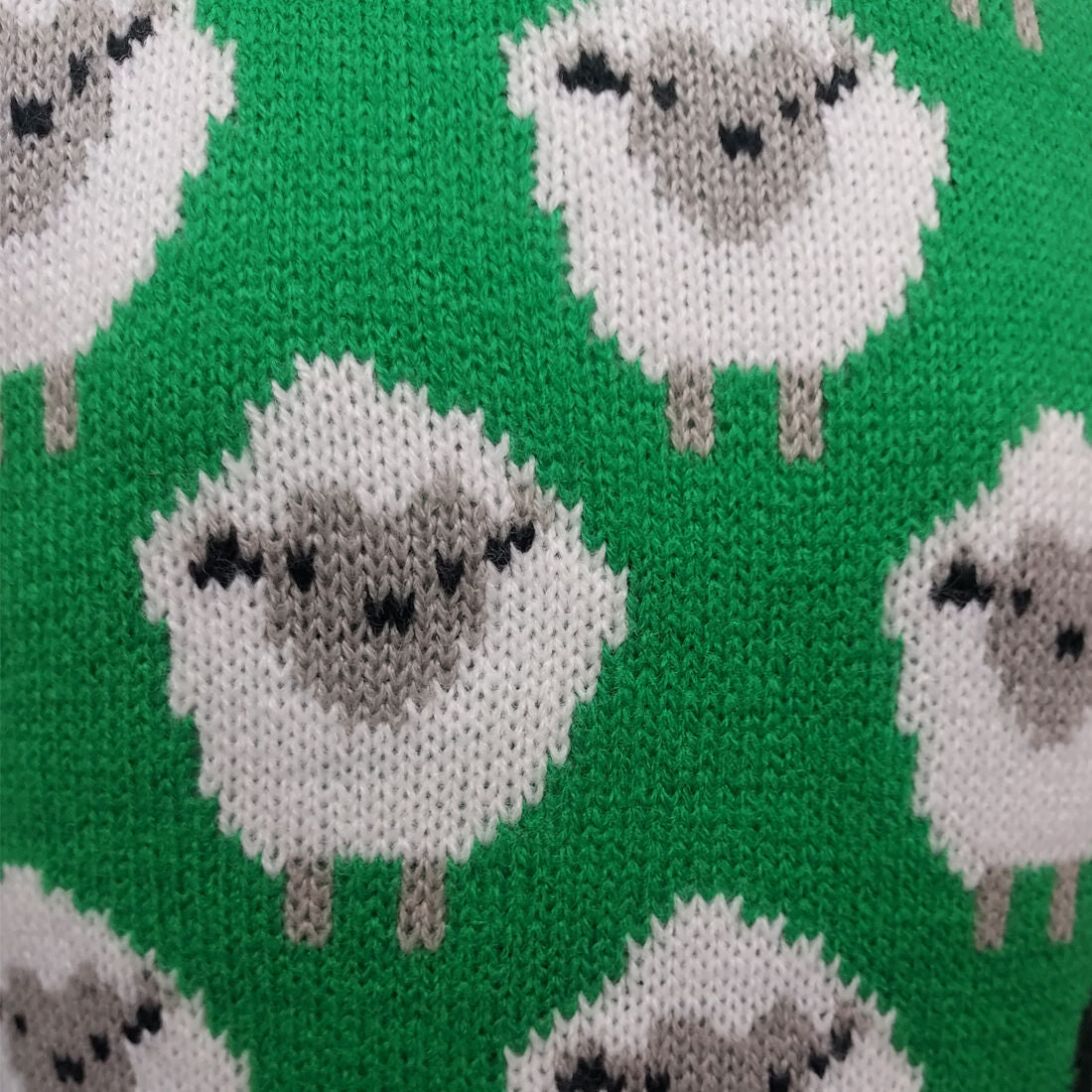 Kids All Over Sheep Pattern Jumper Green