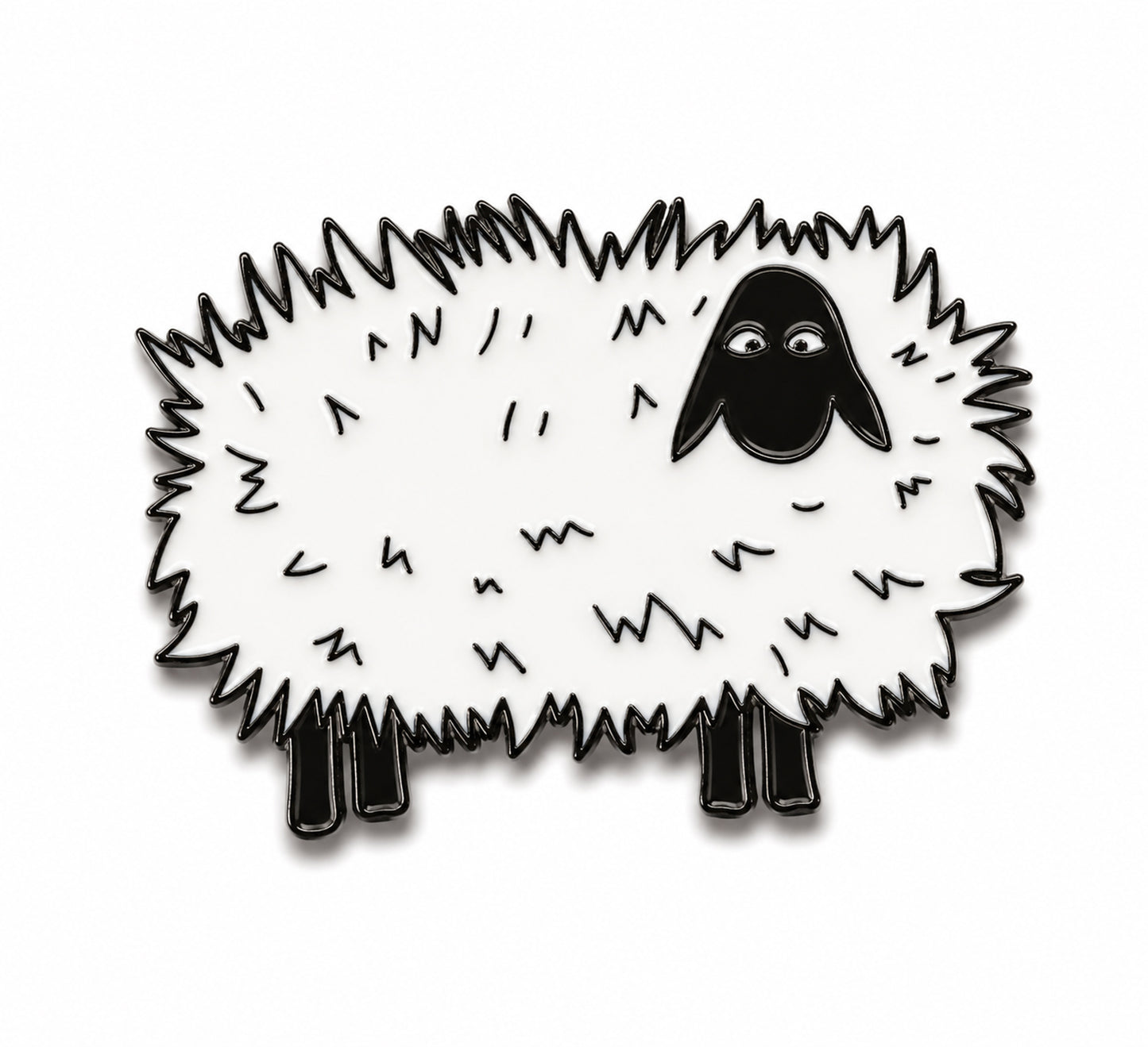 Baaad Hair Day Enamel Pin