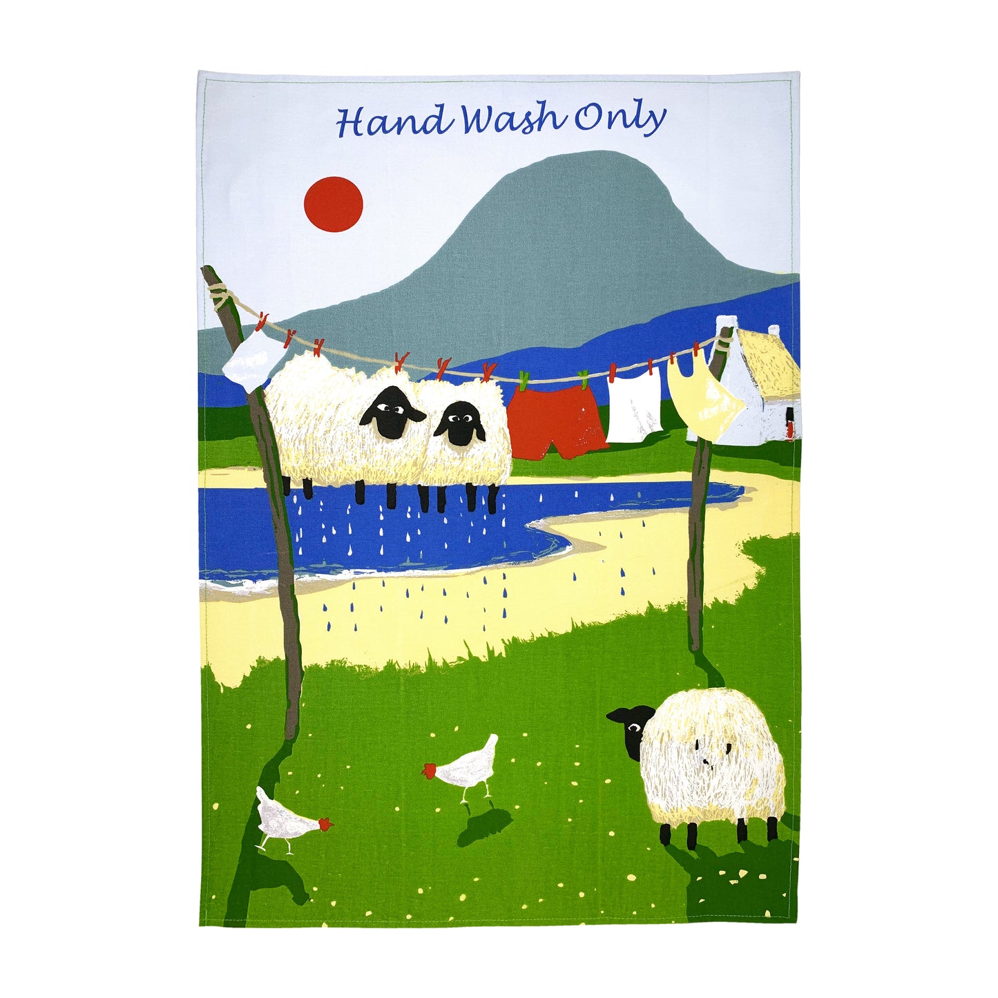 Thomas Joseph Hand Wash Only Tea Towel