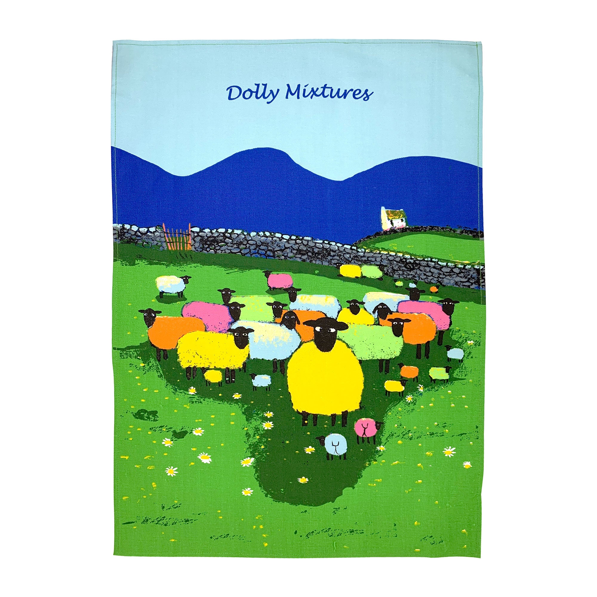 Dolly Mixtures Sheep Tea Towel
