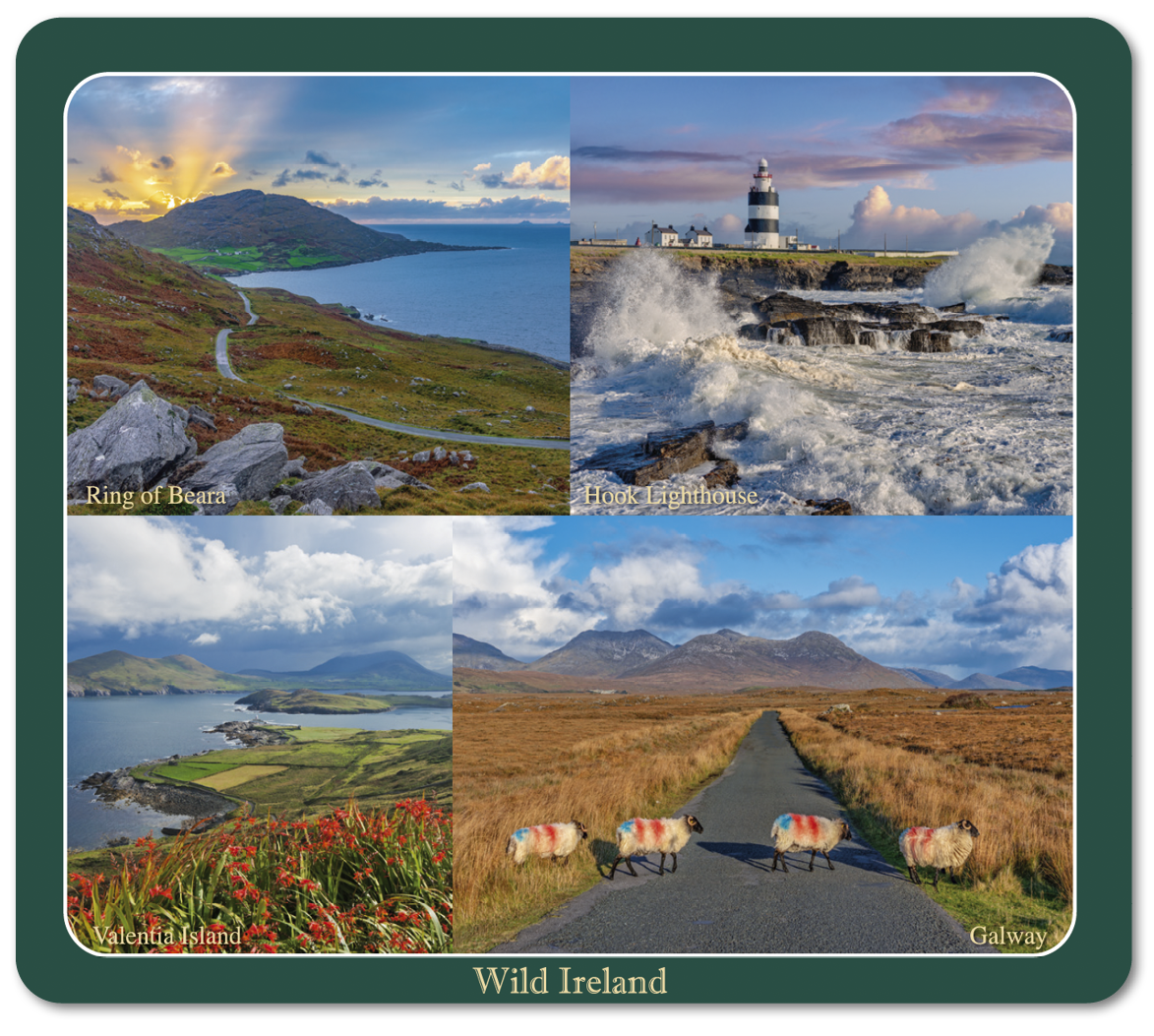 Wild Ireland Image Table Coasters