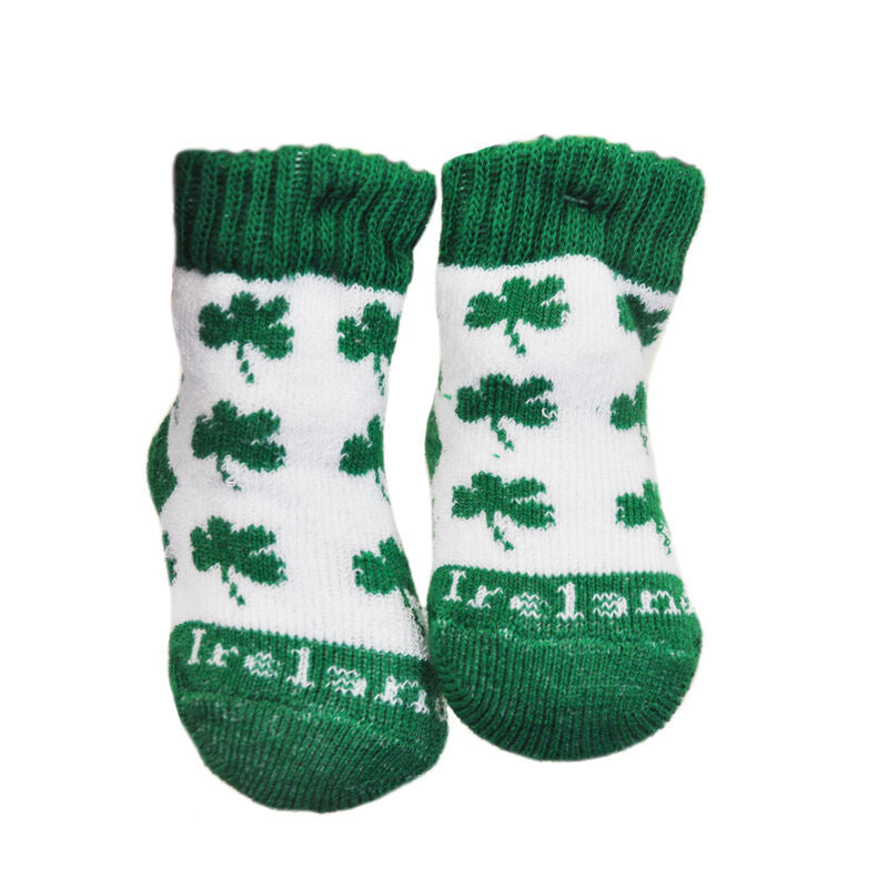 Baby Ireland Shamrock Booties