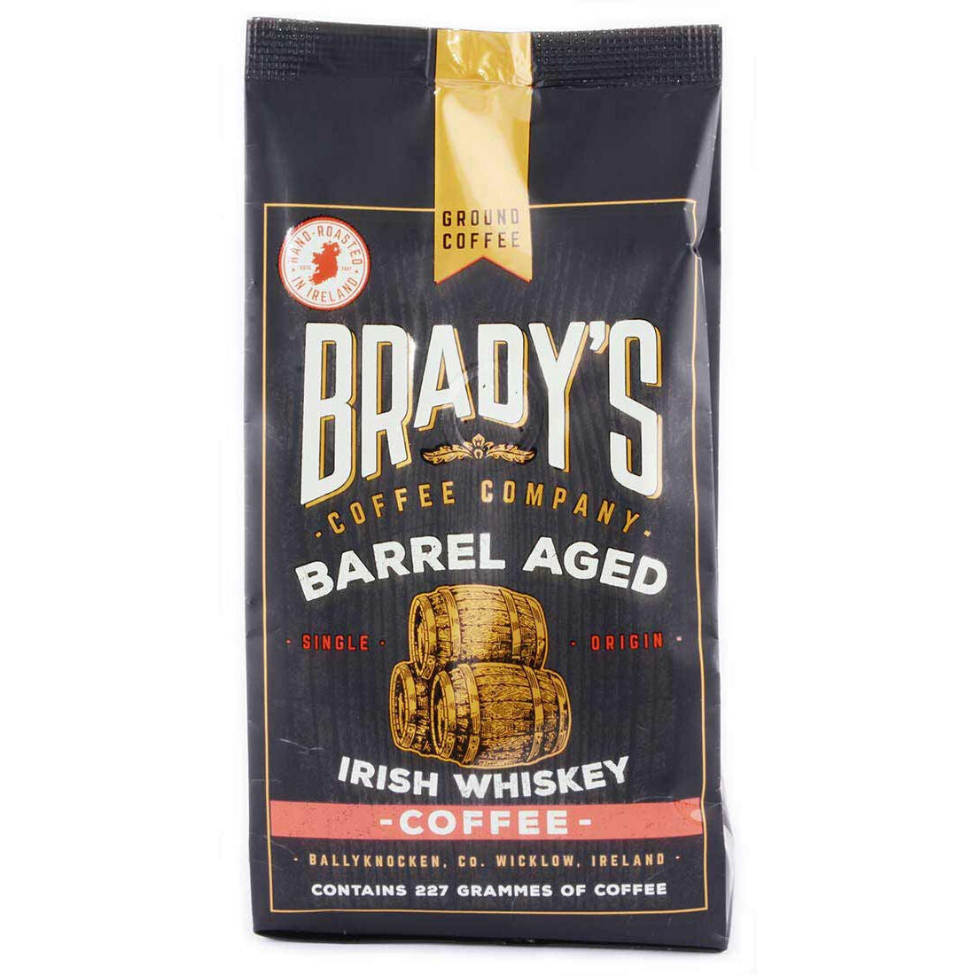 Brady's Barrel Aged Irish Whiskey Coffee 227G