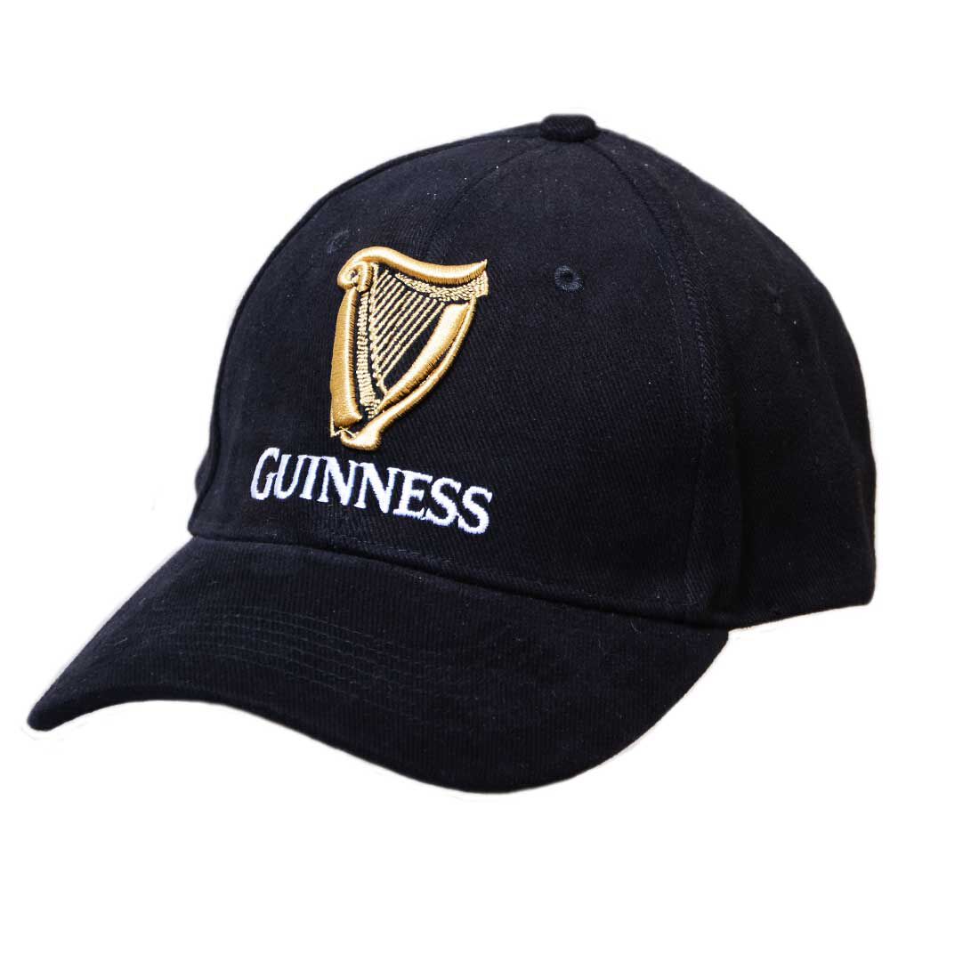Guinness Baseball Cap With Official Logo Black