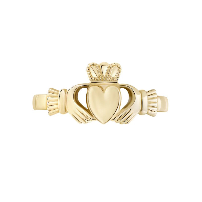 Ladies 9k Gold Claddagh Ring