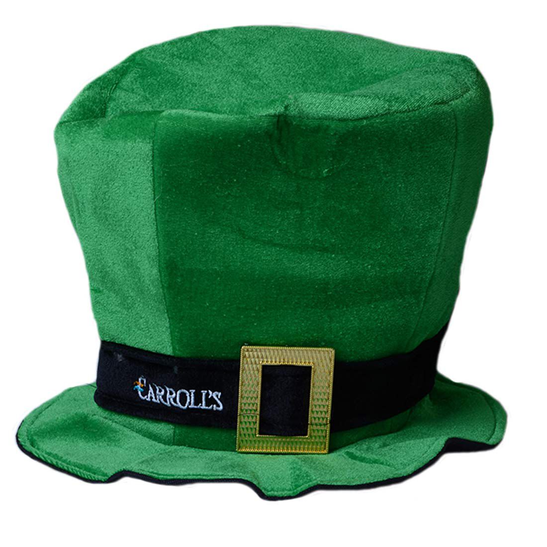 Green Leprechaun Top Hat With Gold Buckle