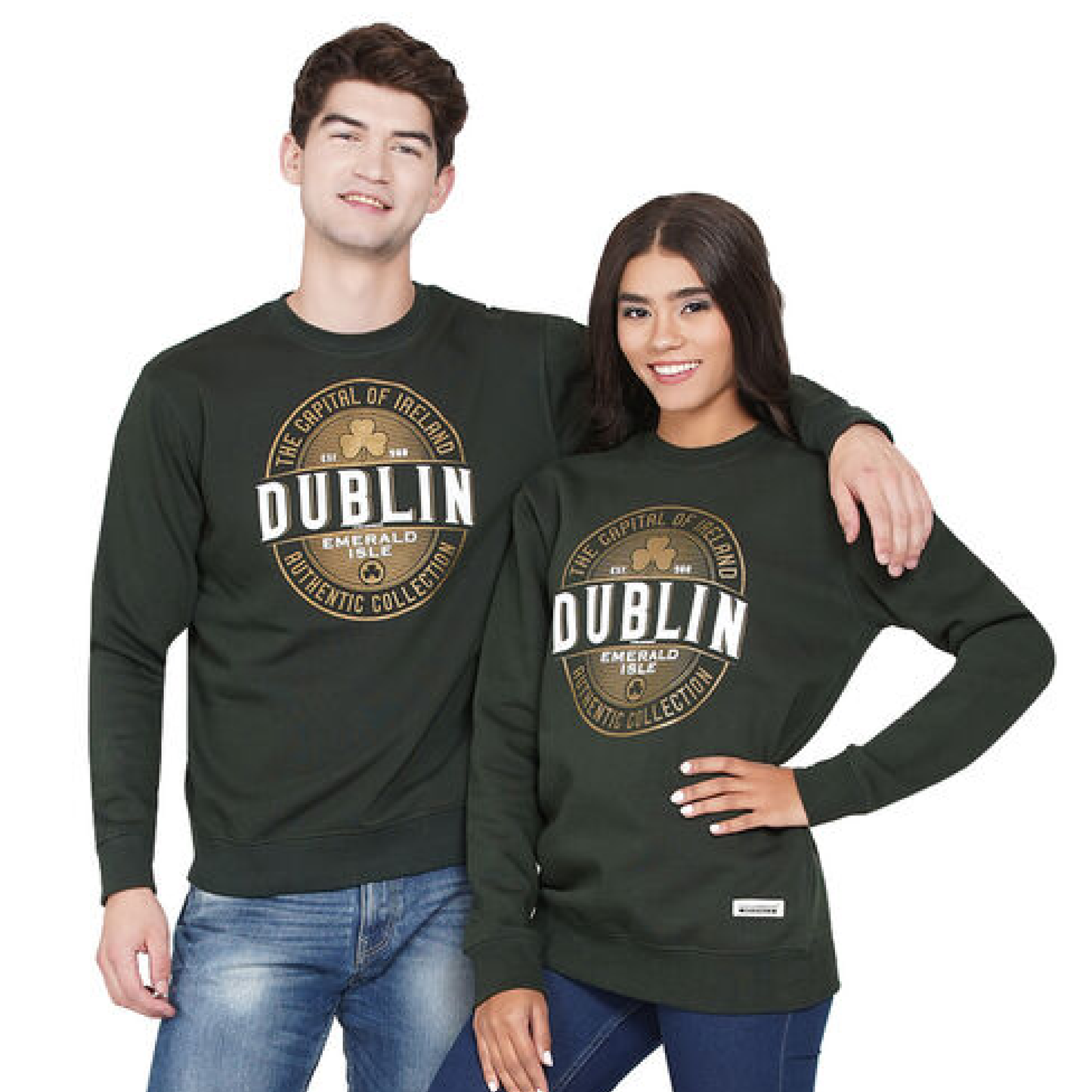 Unisex Capital Dublin Sweater Forest Green