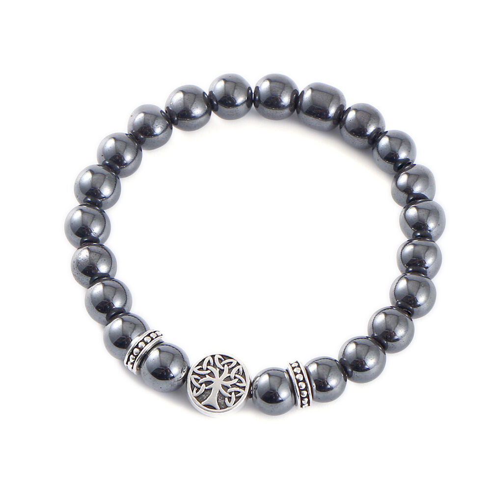 Hematite Stone Celtic Energy Bracelet