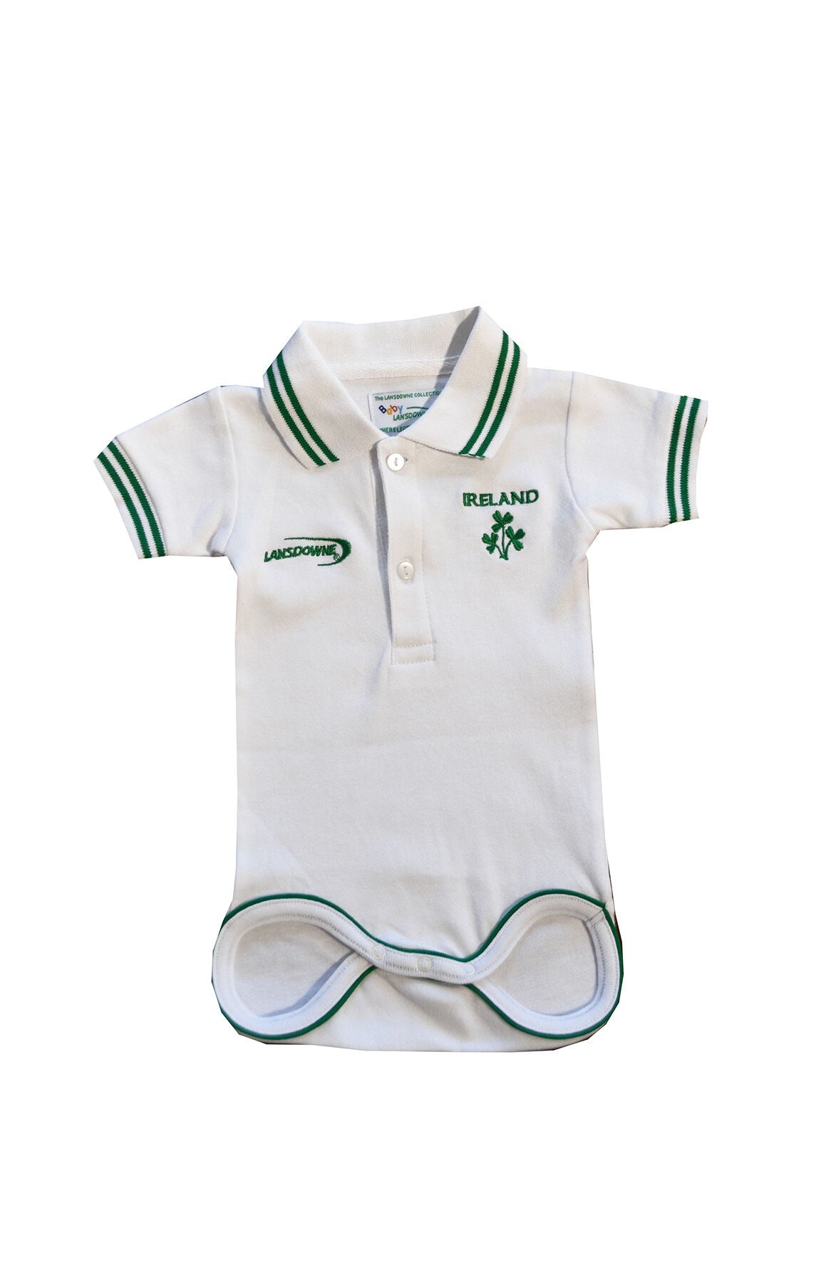 Kids Ireland Rugby Vest White