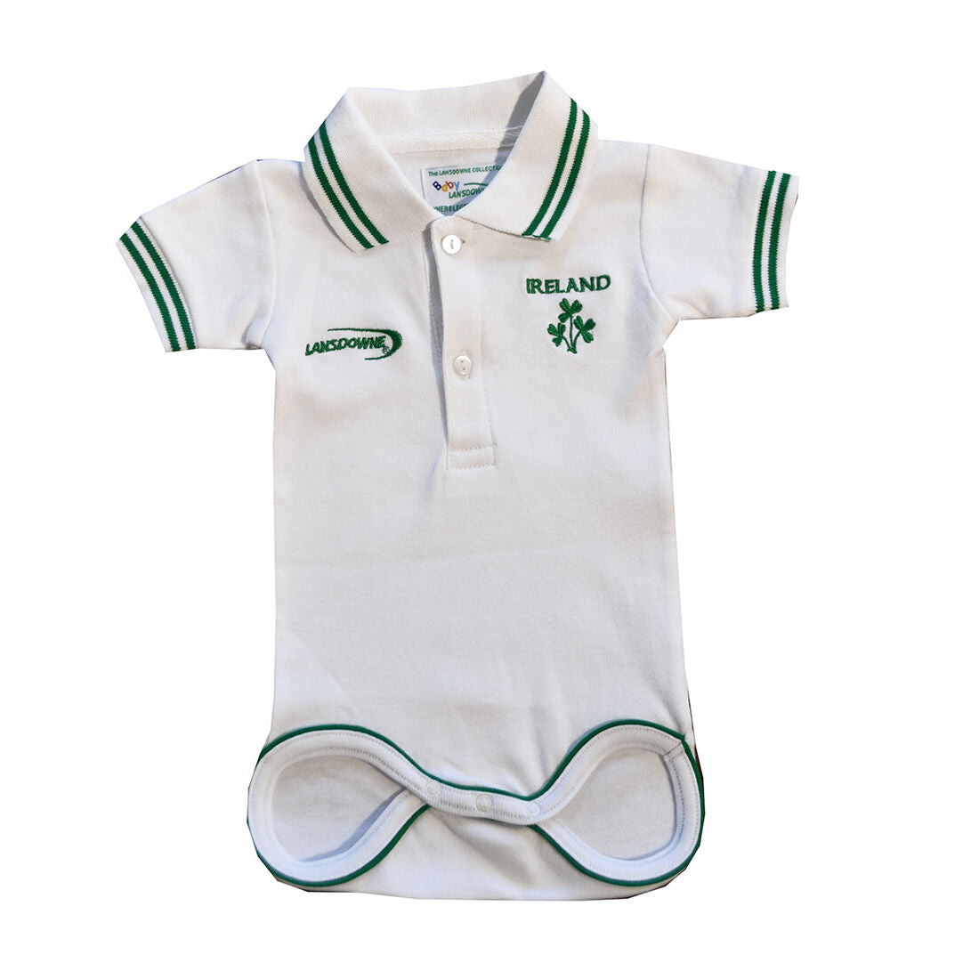 Kids Ireland Rugby Vest White