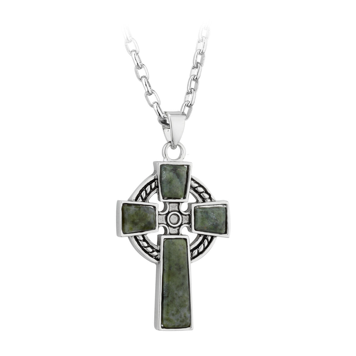 Connemara Marble Cross necklace