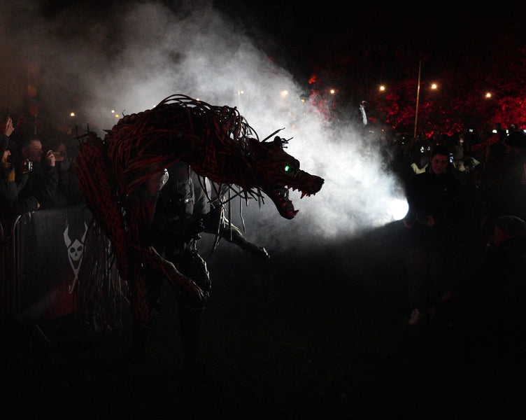 Structure at Samhain festival