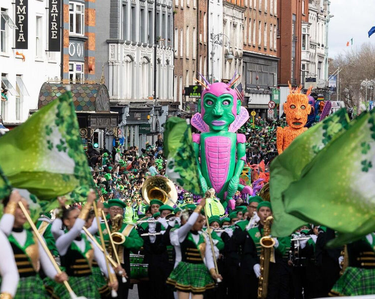 St. Patrick's day crowd