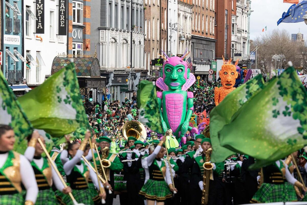 St. Patrick's day crowd