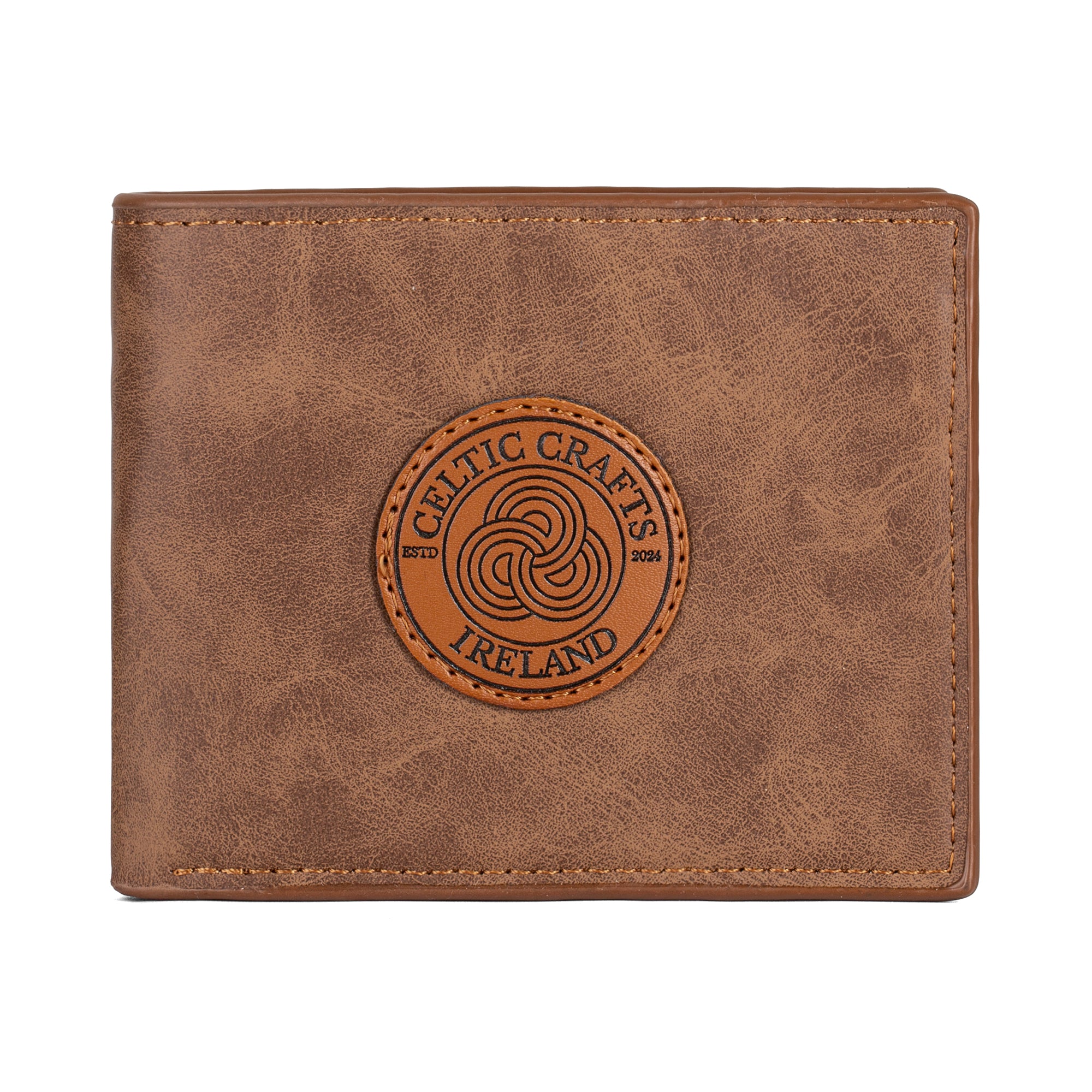 Celtic Crafts Ireland Brown Leather Wallet