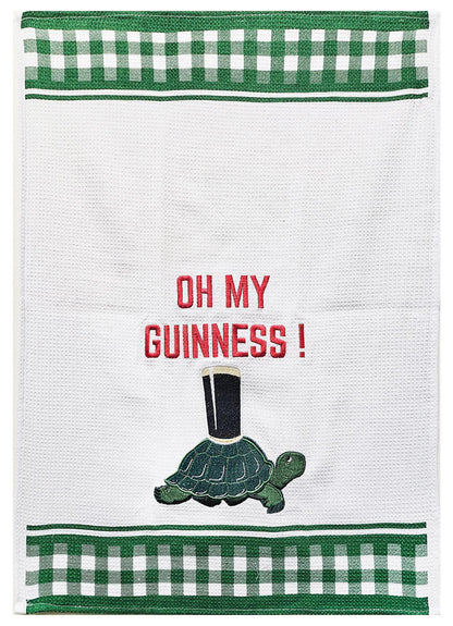 Guinness Waffle Tortoise Tea Towel