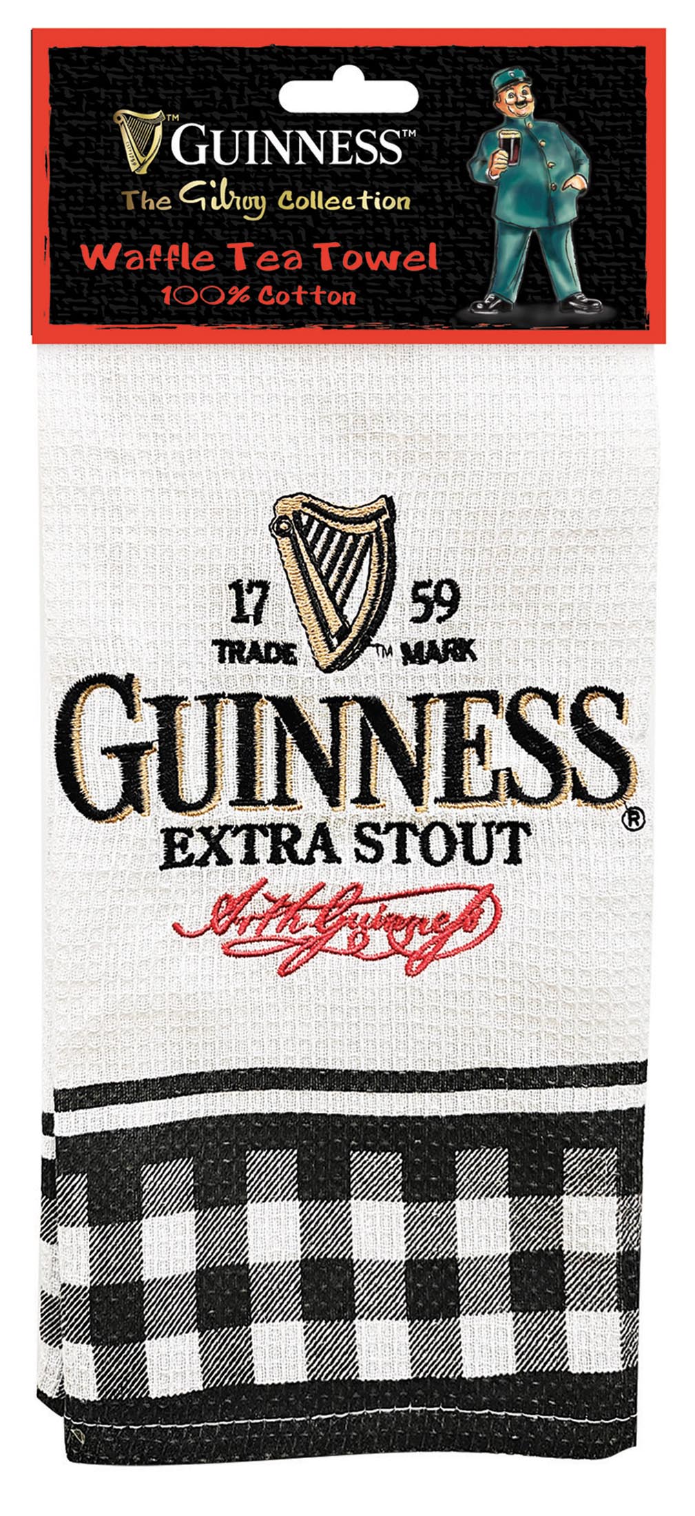 Guinness Waffle Extra Stout Tea Towel 