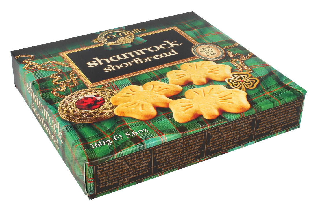 O'neill's Shamrock Shaped Shortbread 160g