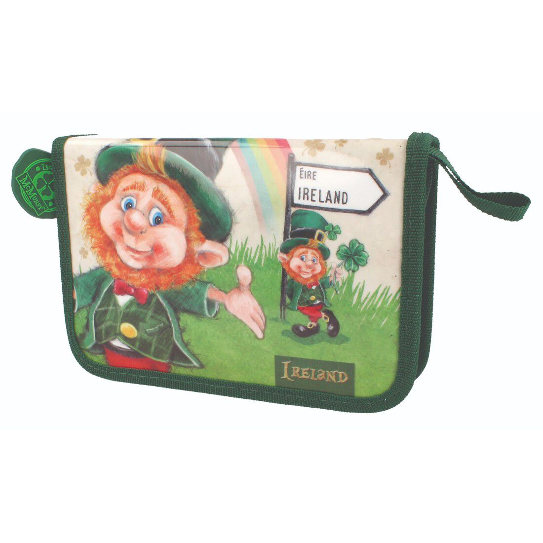 McMurfy Leprechaun School Pencil Case Filled