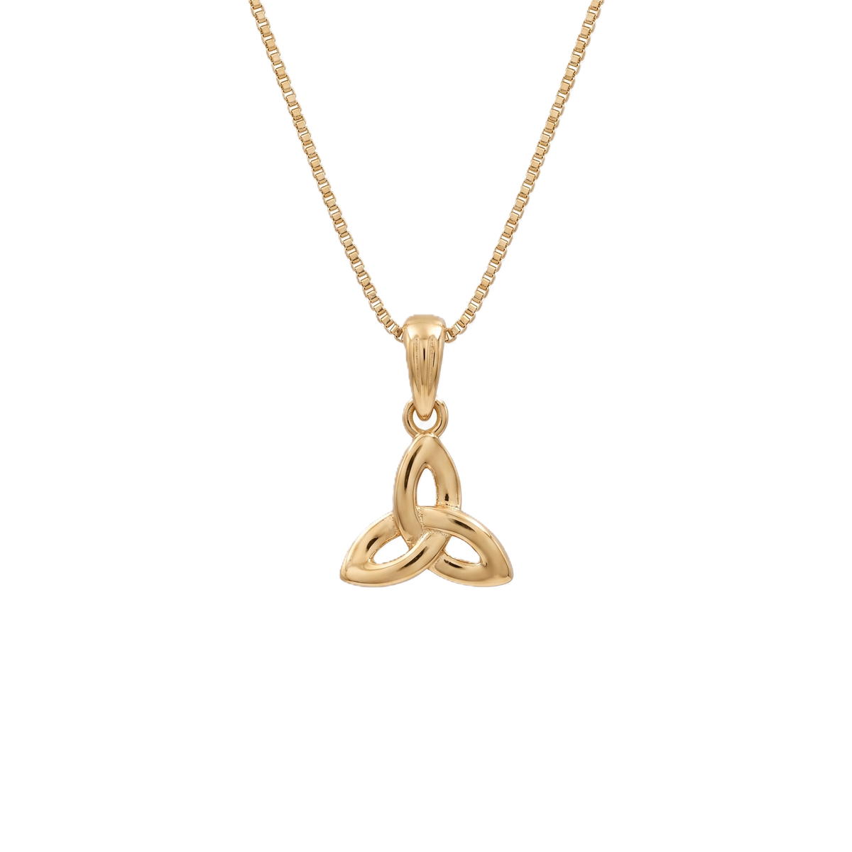 Trinity Plain Gold Vermeil Pendant 