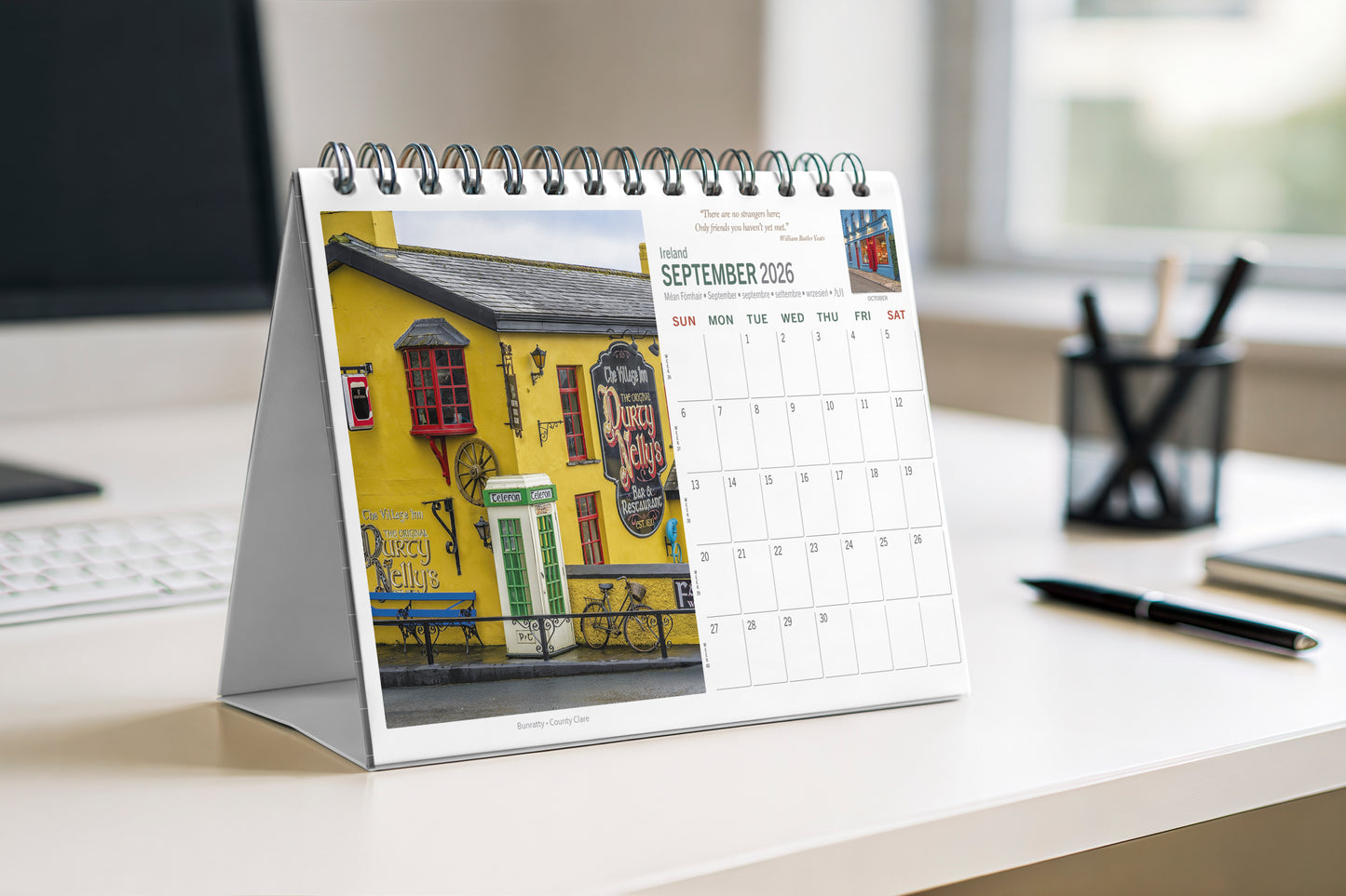 Irish Pubs Desk Calendar