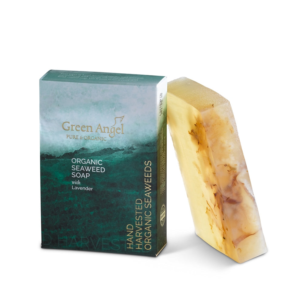 Green Angel Seaweed And Lavender Oil Soap 